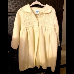 Long Cardigan/sweater coat with pearl details